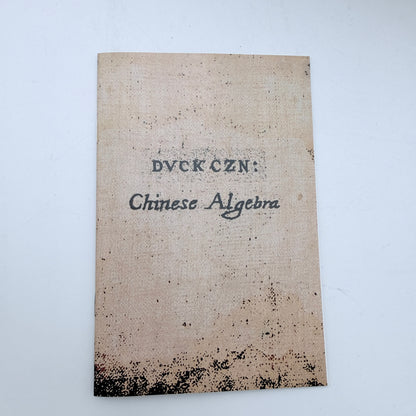 Rare Mach-Hommy DUCK CZN: Chinese Algebra Abacus - Limited Edition