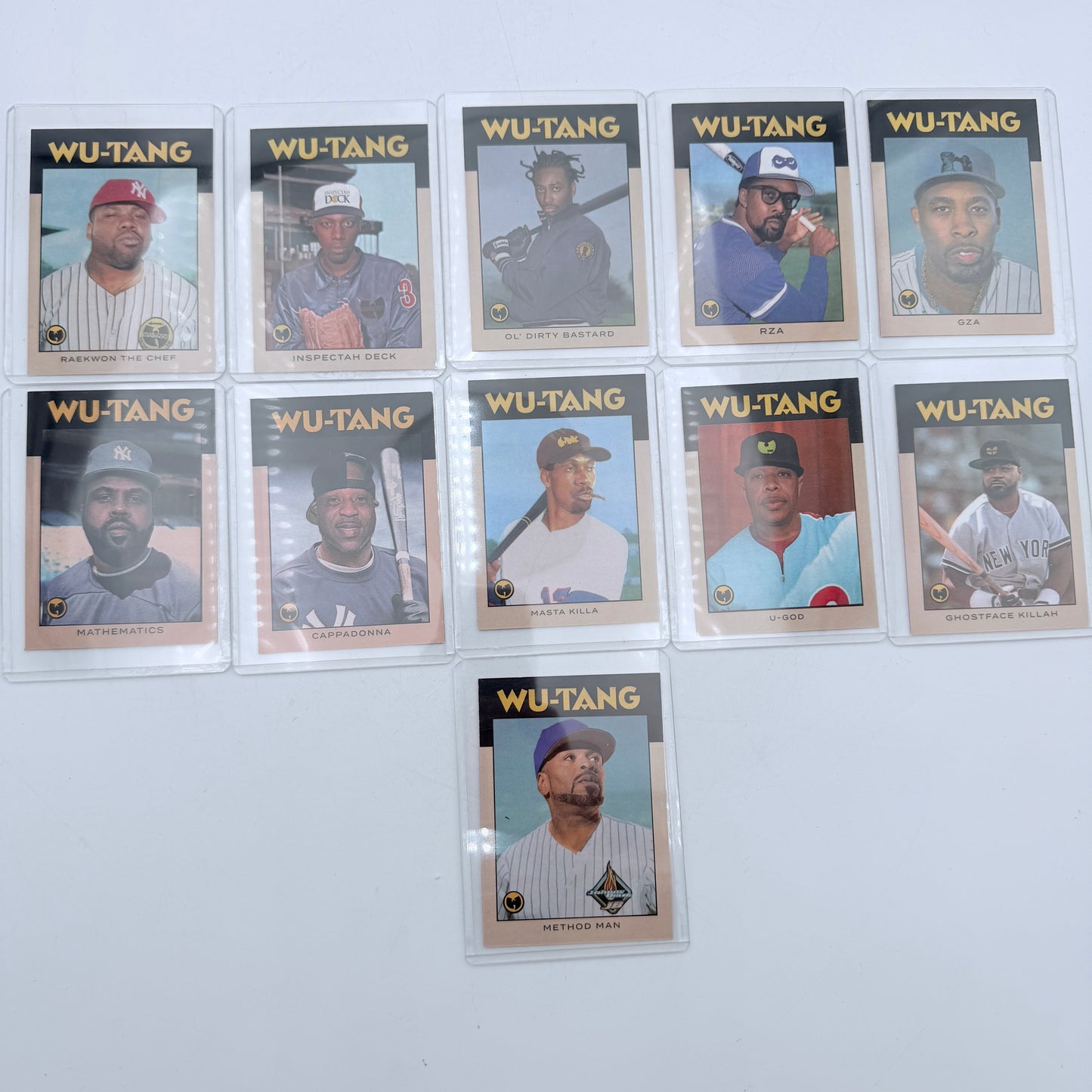Wu Tang Clan Art Card Lot - Hip Hop Baseball Cards