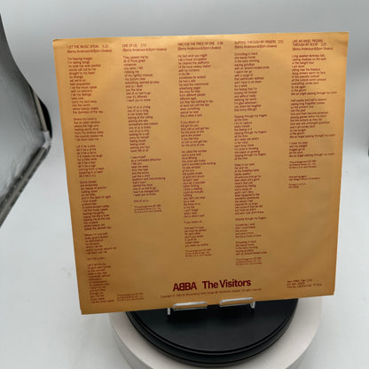 ABBA The Visitors 33 RPM 12" LP 1981 Atlantic Vinyl Record
