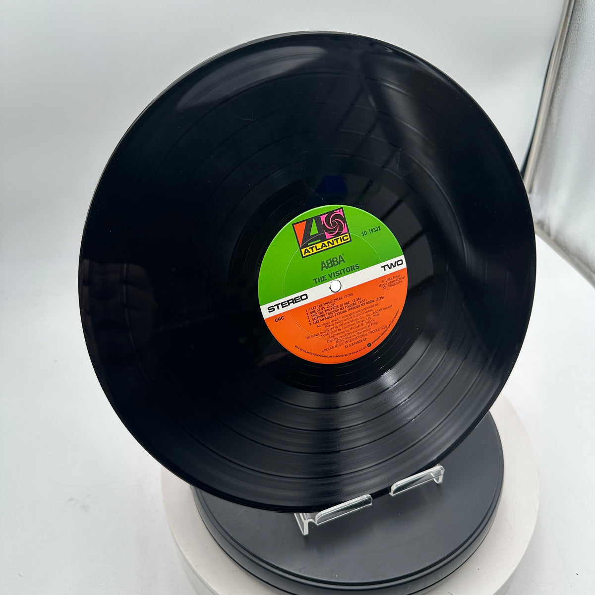 ABBA The Visitors 33 RPM 12" LP 1981 Atlantic Vinyl Record