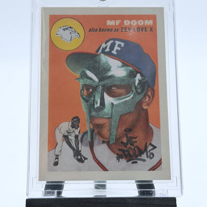 MF DOOM Limited Edition Baseball Rookie Card Art