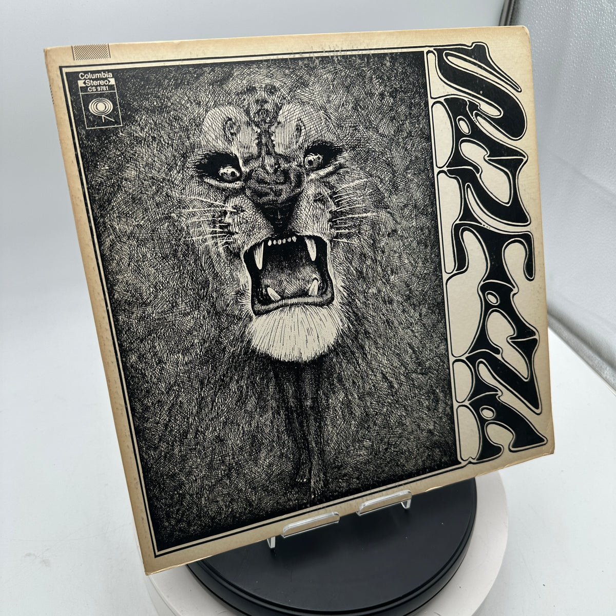 Santana 1969 LP Columbia CS 9781 Red 360 Sound Vinyl Record