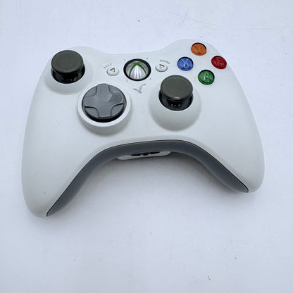 Microsoft Xbox 360 (2005) White With Kinect and One Controller READ