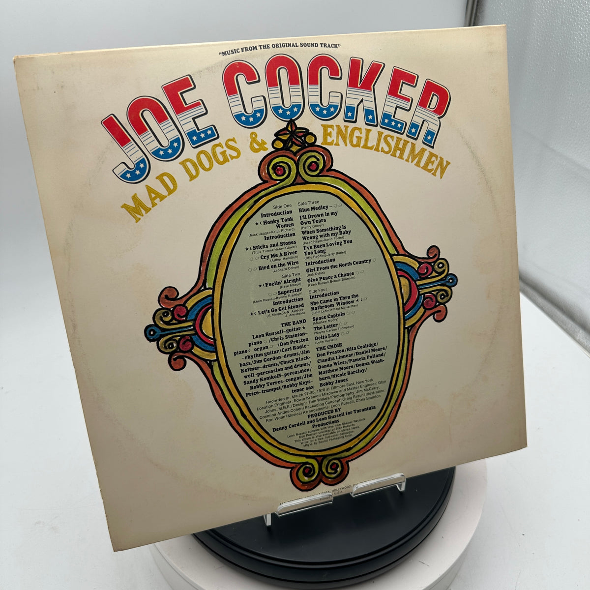 Joe Cocker Mad Dogs & Englishmen Ed. 1 2X LP Gatefold Record
