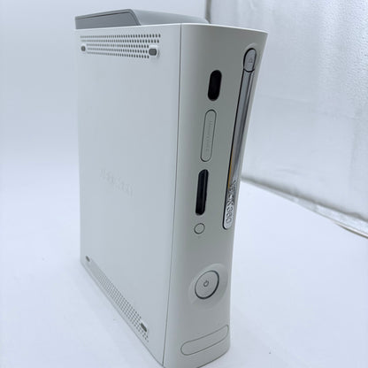 Microsoft Xbox 360 (2005) White With Kinect and One Controller READ