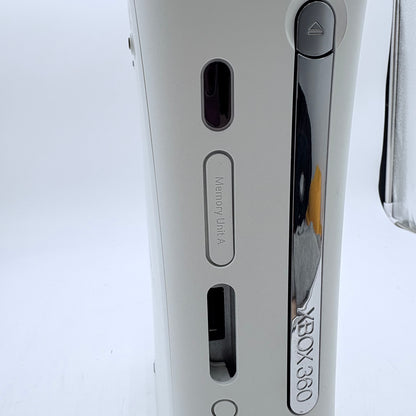 Microsoft Xbox 360 (2005) White With Kinect and One Controller READ