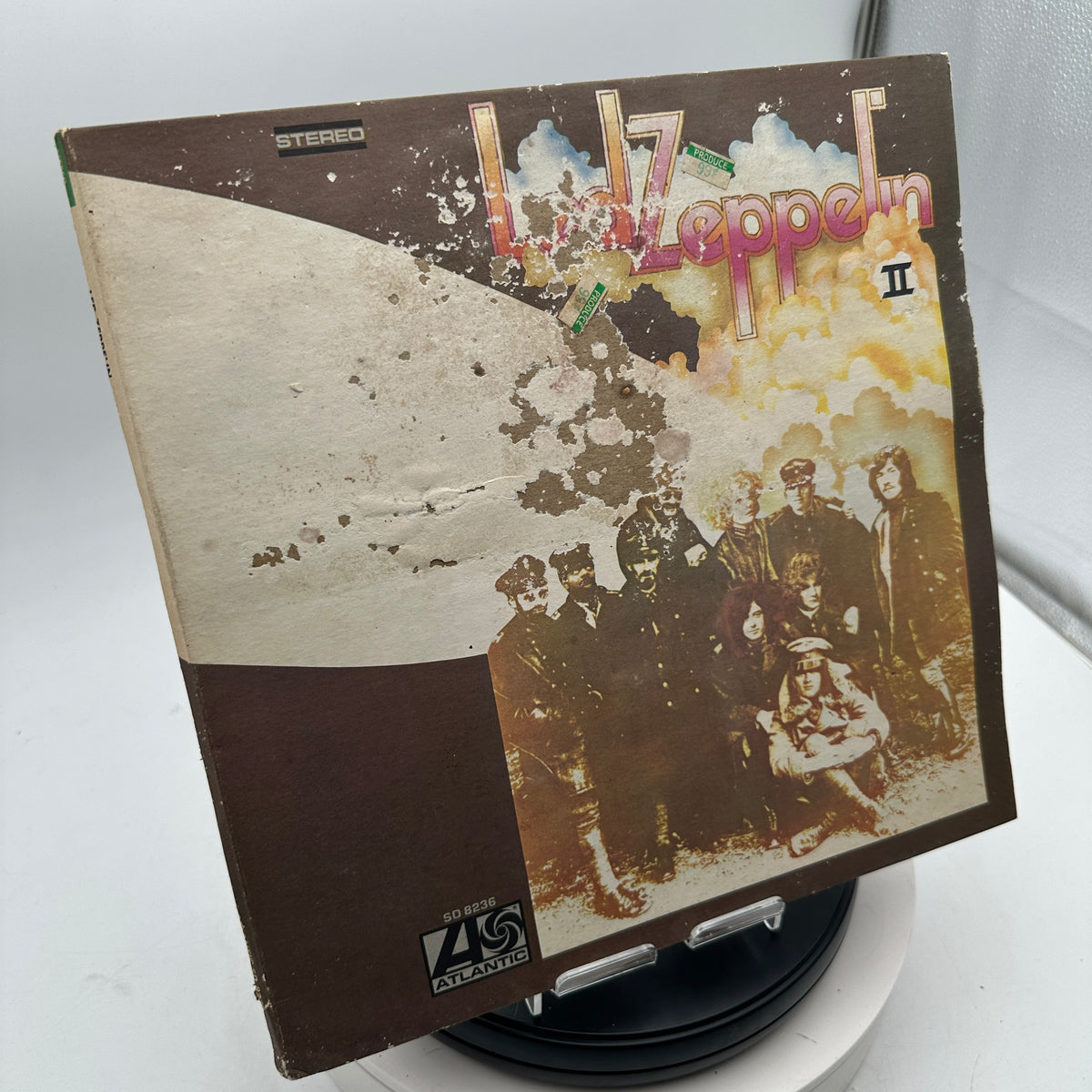 Atlantic Led Zeppelin II 12" Black Vinyl LP Stereo SD 8236 1969