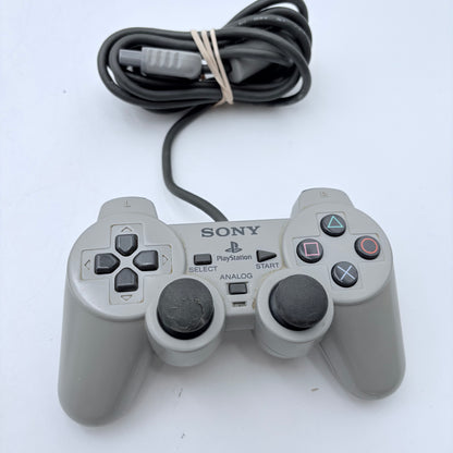 Sony PlayStation 1 SCPH-7501 Gray Video Game Console READ