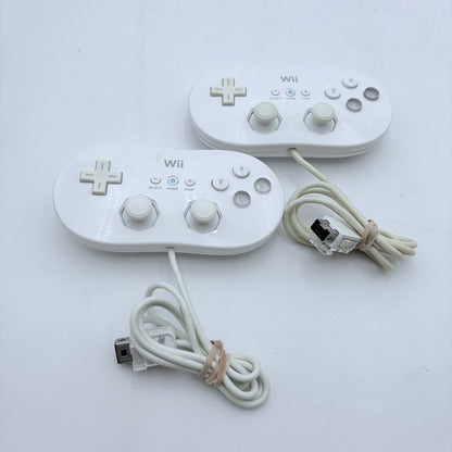 Nintendo Wii Controller Lot with Gun, Wheel, Two Gamepads, Three Controllers, Drawing Pad