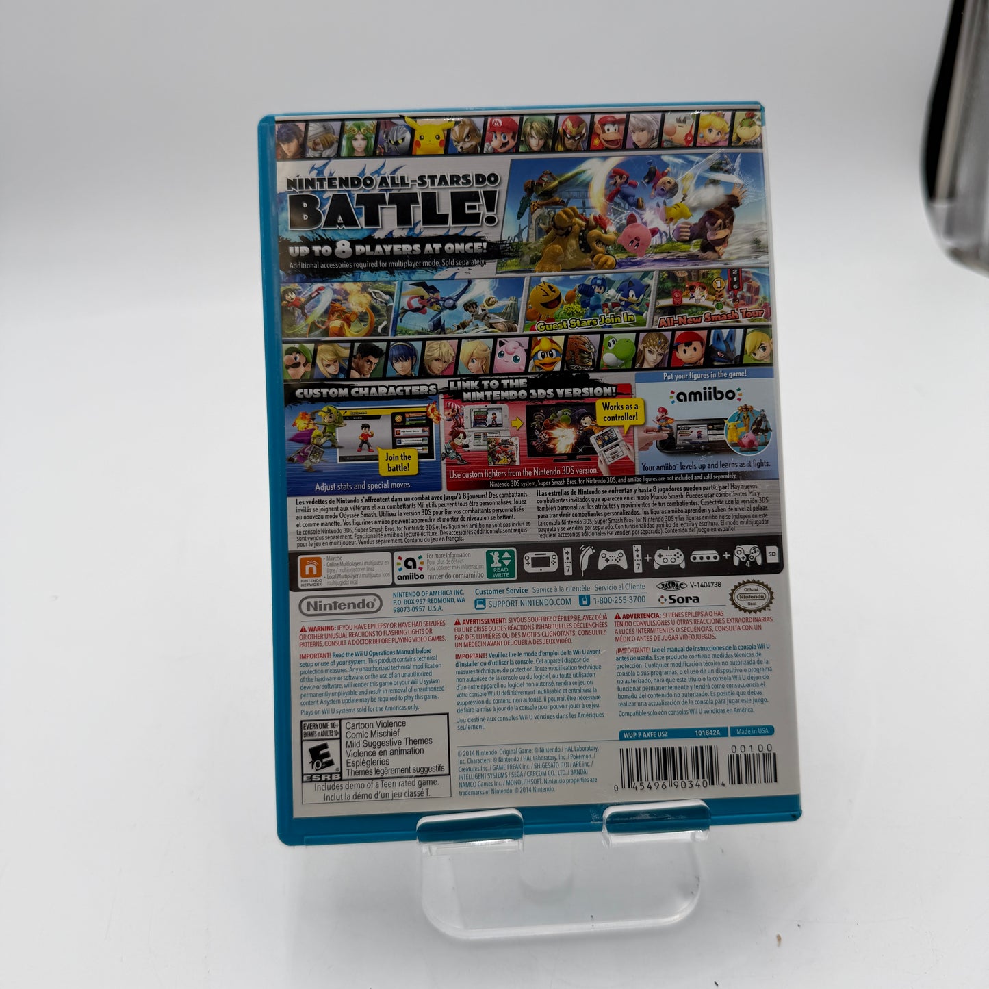 Wii U Super Smash Bros. Video Game With Box