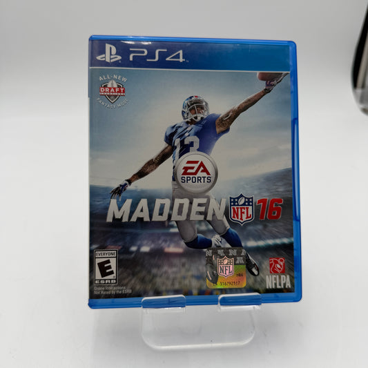 PlayStation 4 Madden NFL 16 Video Game with Case