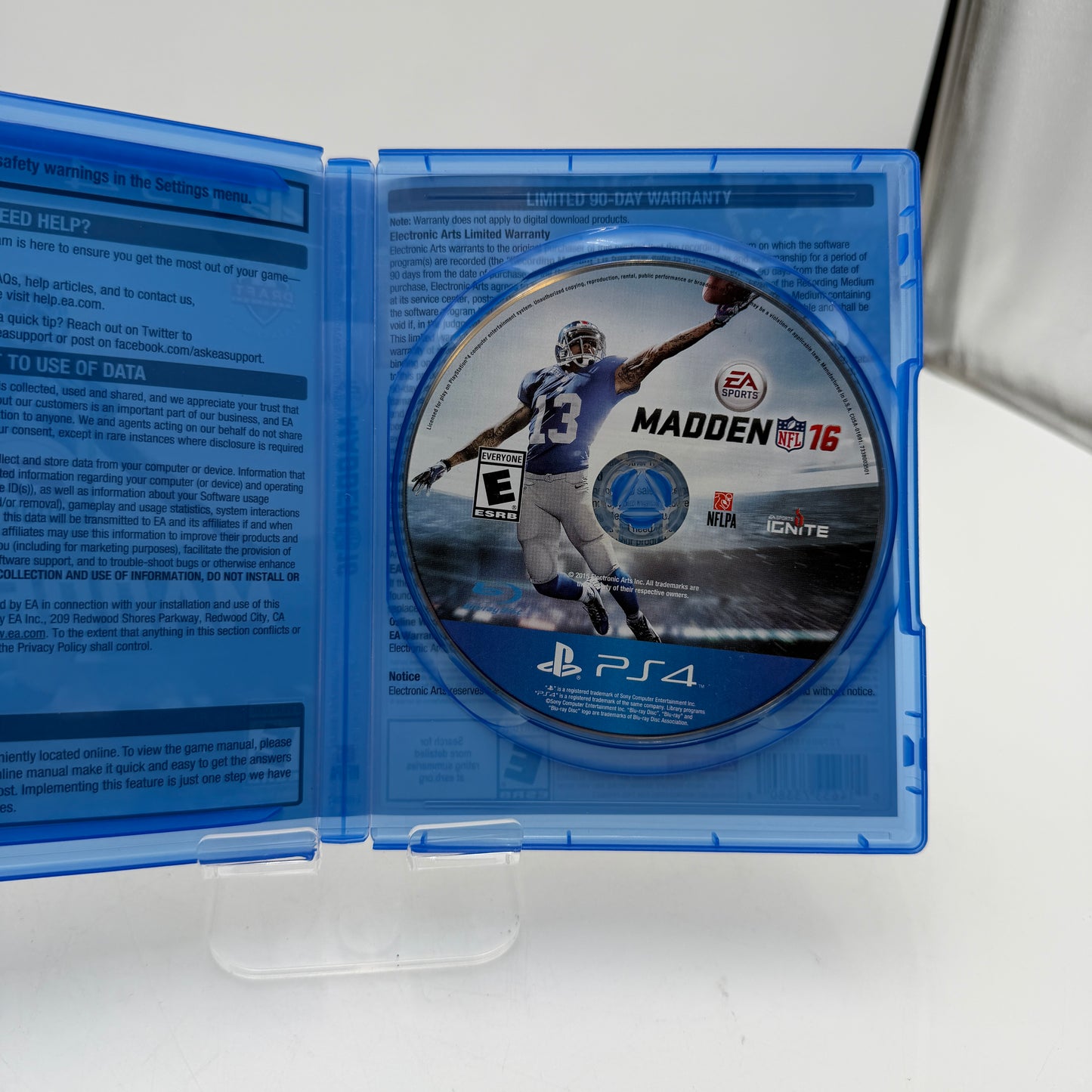 PlayStation 4 Madden NFL 16 Video Game with Case