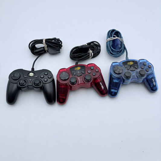 Sony PlayStation 2 Controllers Lot of Three READ
