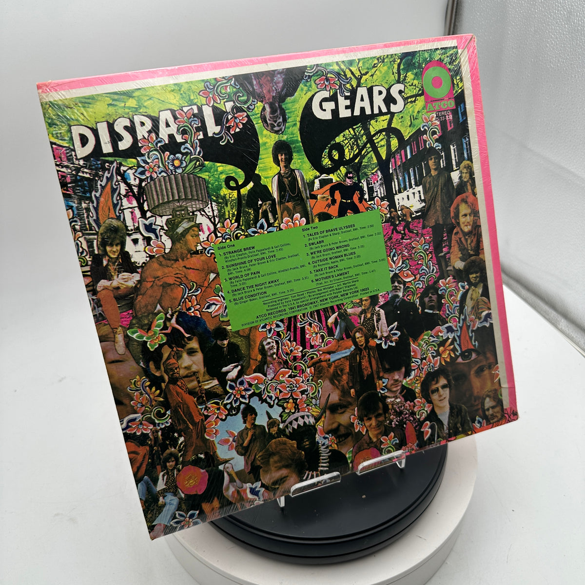CREAM Disraeli Gears Vintage Vinyl LP 1967 ATCO