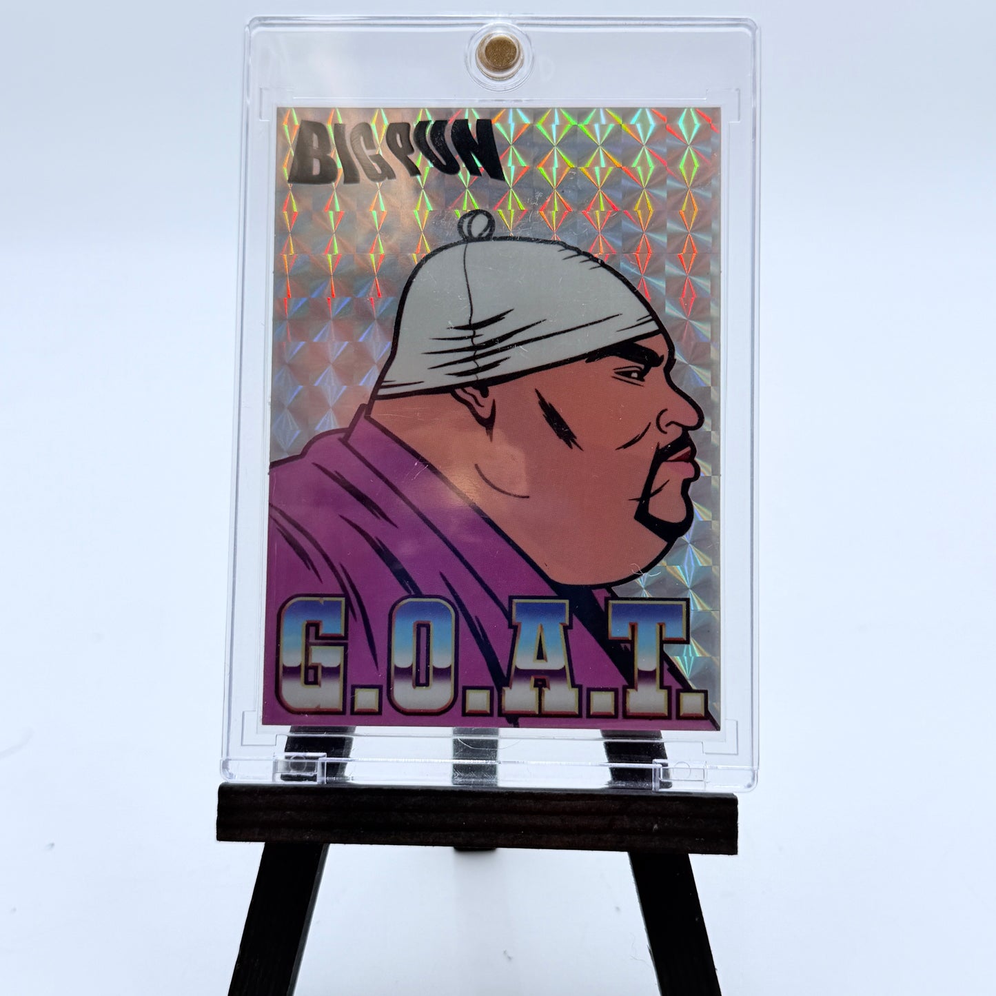 Rare G.O.A.T Hip Hop Stickers - Complete Set Featuring Big Pun, Biggie, NAS, ODB