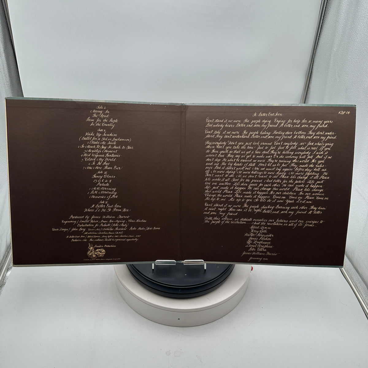 Chicago "II" Original 2LP 1st Press Stereo With Poster 1970 Columbia Records KGP 24 Vinyl Record