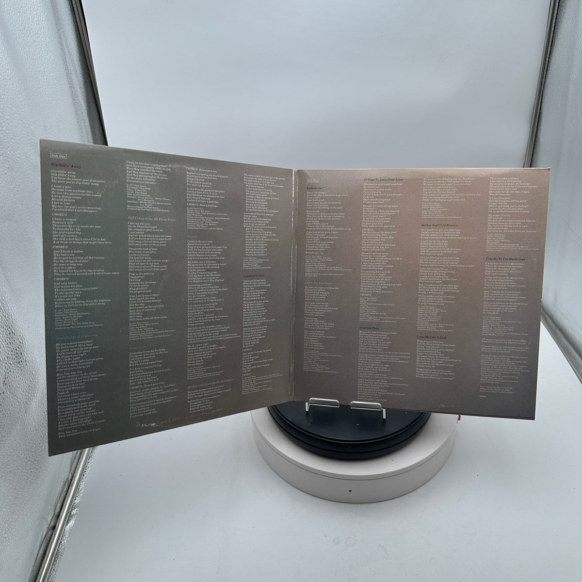 Paul Simon Greatest Hits, Etc. 1977 Columbia Gatefold LP with Inner Sleeve