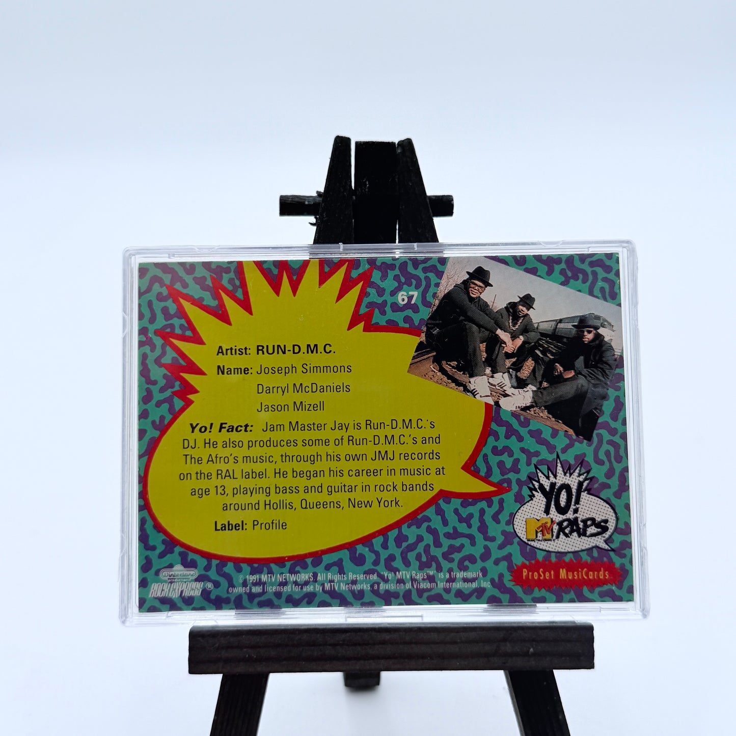 1991 Pro Set MusiCards Yo! MTV Raps Collectible
