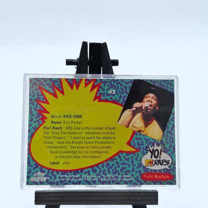 1991 Pro Set MusiCards Yo! MTV Raps Collectible
