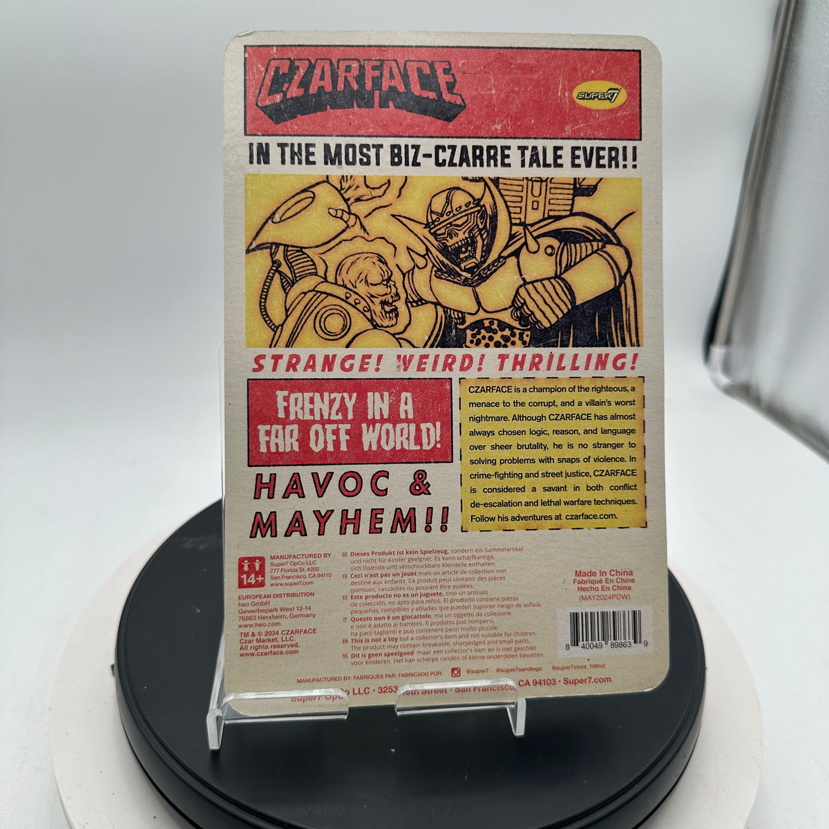 Super7 Czarface Secret Sagas 2024 3.75" ReAction Figure NIB