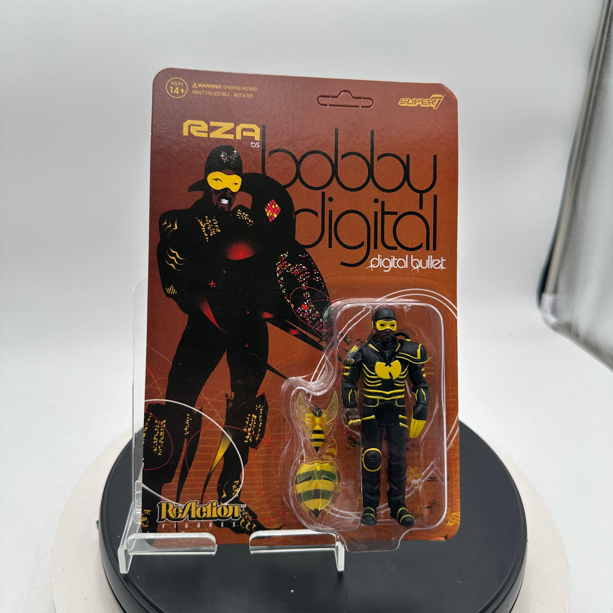 Super7 RZA Bobby Digital (Digital Bullet) Wu-Tang ReAction Figure