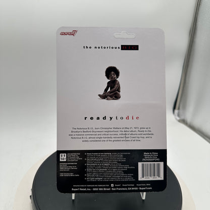 Super7 ReAction Figures The Notorious B.I.G. Ready to Die Boxed Collectible Figure