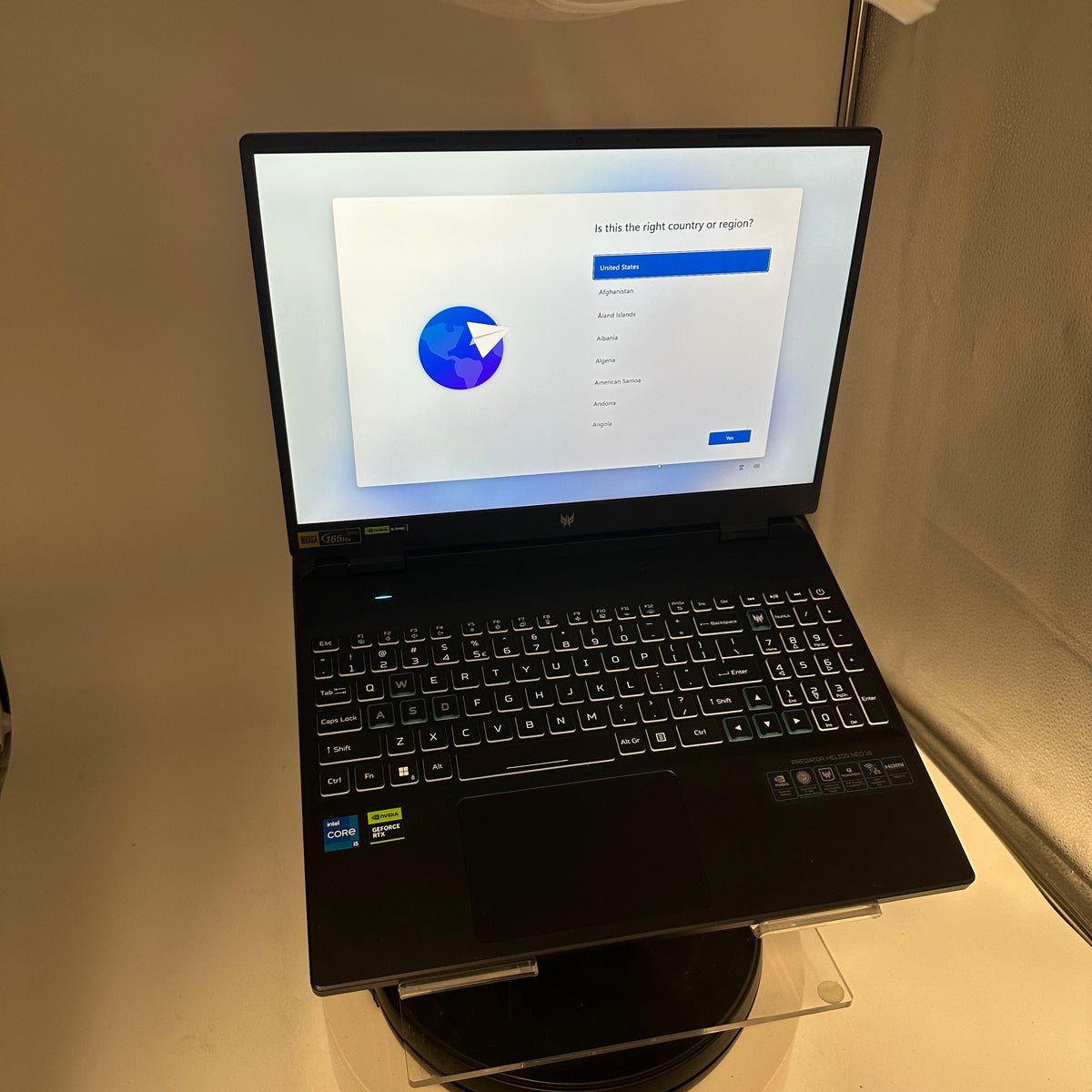 Acer Predator Helios Neo 16 N22Q22 16-inch Core i5 16GB RAM 500GB RTX 4050