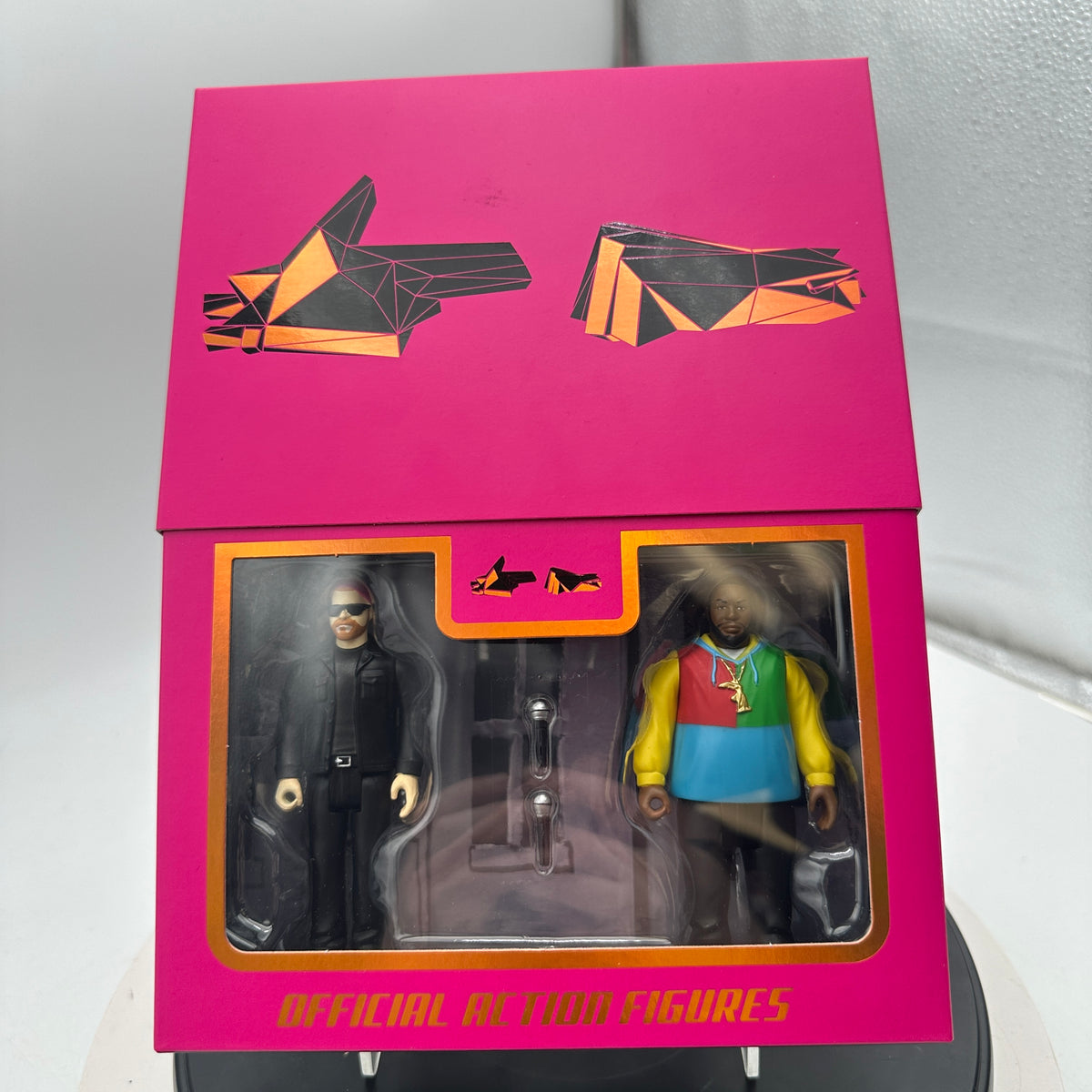 Super7 ReAction Run The Jewels Boxed Set - Killer Mike & El-P 3.75" Figures RTJ Collectible