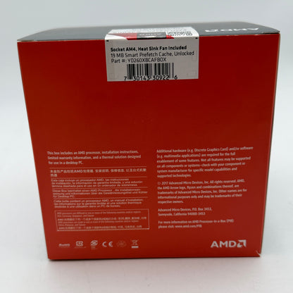 AMD Ryzen 5 2600X 6 Core 12 Thread Processor - New In Box