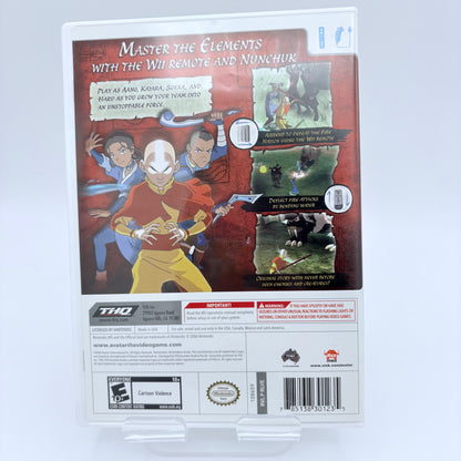 Wii Avatar: The Last Airbender Video Game Complete in Box