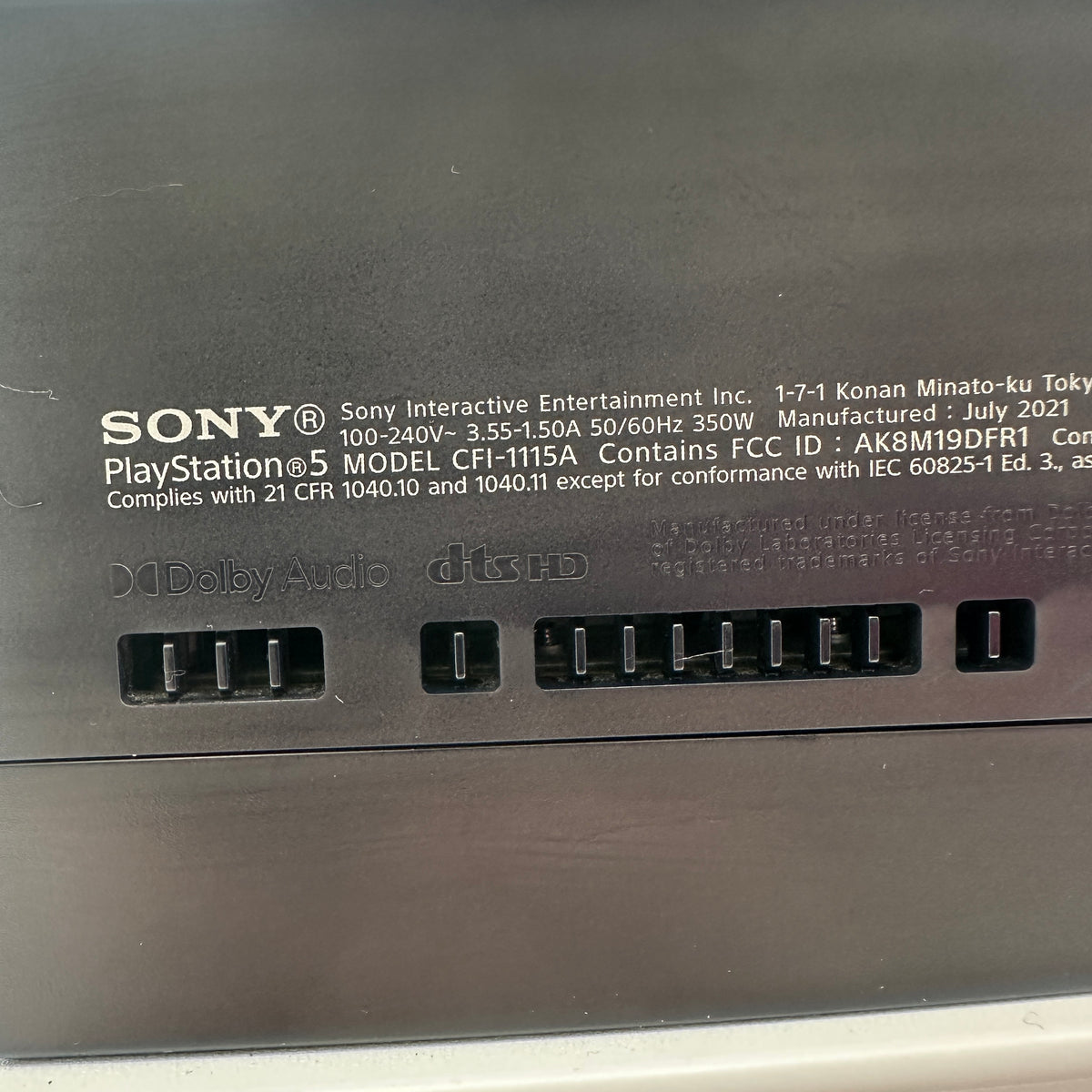 Sony PlayStation 5 Disc Edition CFI-1115A 825GB With 1 Controller and Cables