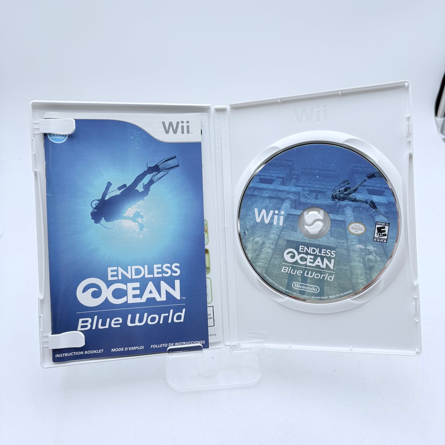 Wii Endless Ocean: Blue World Video Game With Wii Speak and Box/Manuals