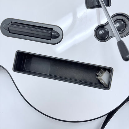 Nintendo Wii Guitar Hero Guitar Accessory White with Strap