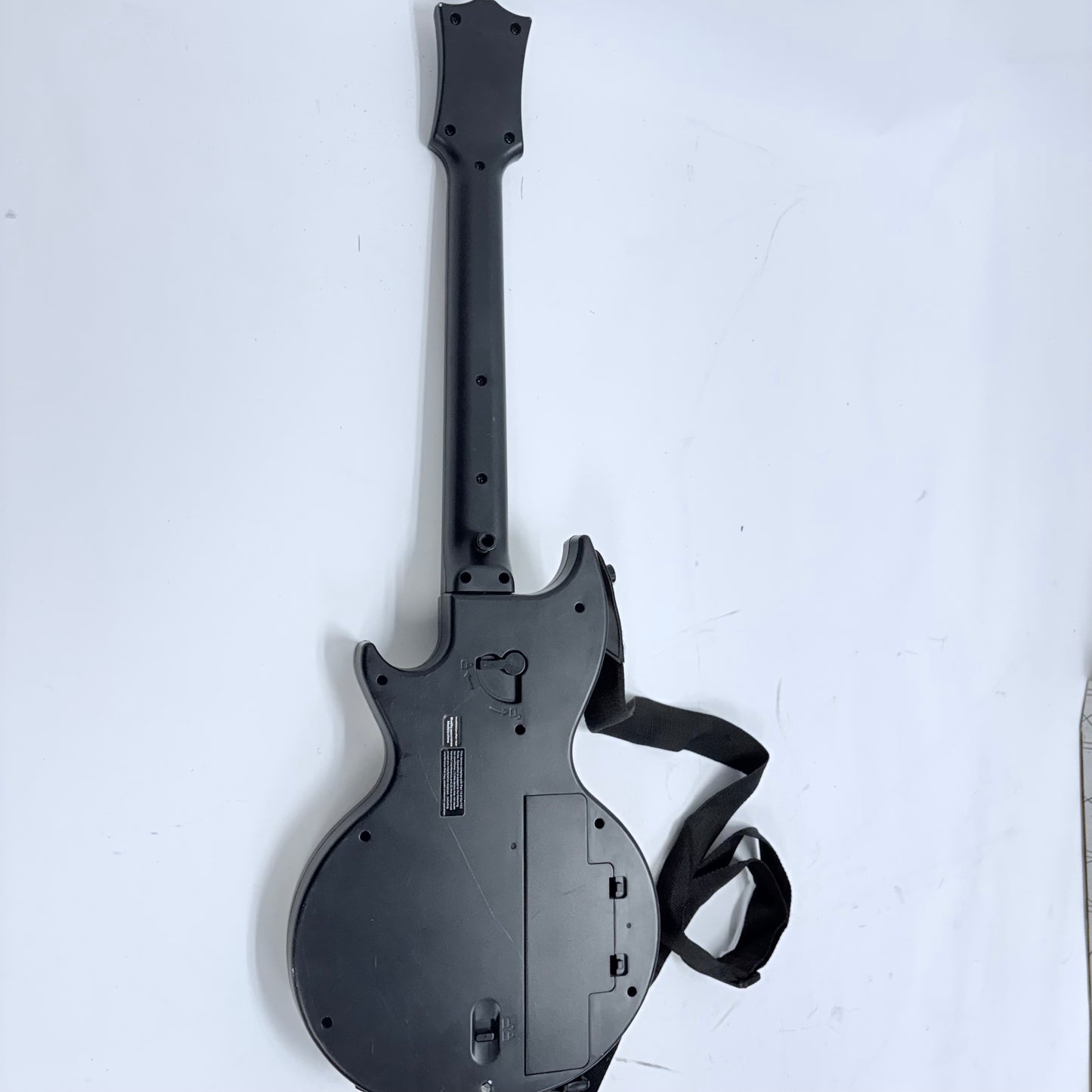Nintendo Wii Guitar Hero Guitar Accessory White with Strap
