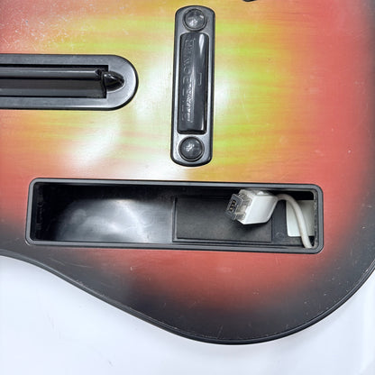 Nintendo Wii Guitar Hero Red Octane Sunburst Controller w/ Strap