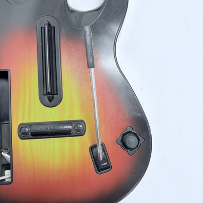 Nintendo Wii Guitar Hero Red Octane Sunburst Controller w/ Strap