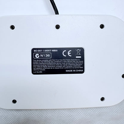 Nintendo Wii Dance Pad DDR Mat Bandai Namco BC-001 Compatible Wii/GameCube White