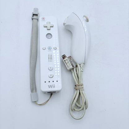 Nintendo Wii Remote RVL-003 Video Game Controller White with Nunchuck