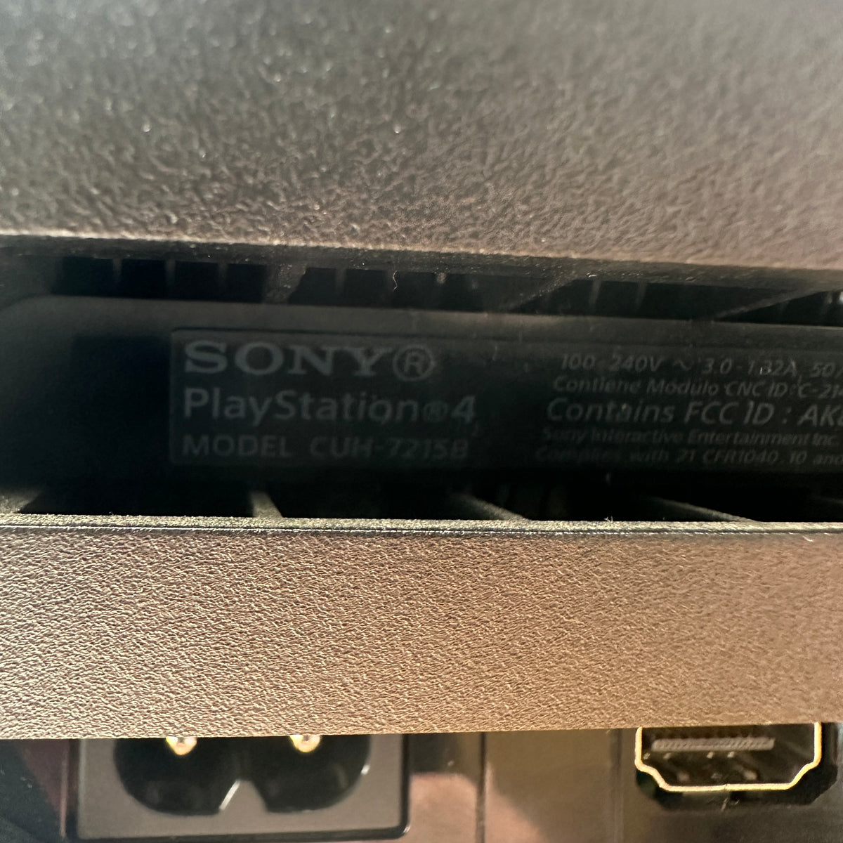 Sony PlayStation 4 Pro CUH-7215B 825GB Console with 1 Controller and Cables