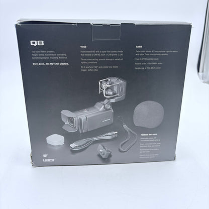 Zoom Q8 HD Video Camera + 4 Track Audio Recorder