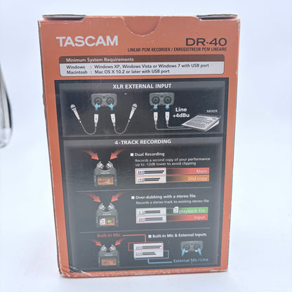 Tascam DR-40 Linear PCM Recorder