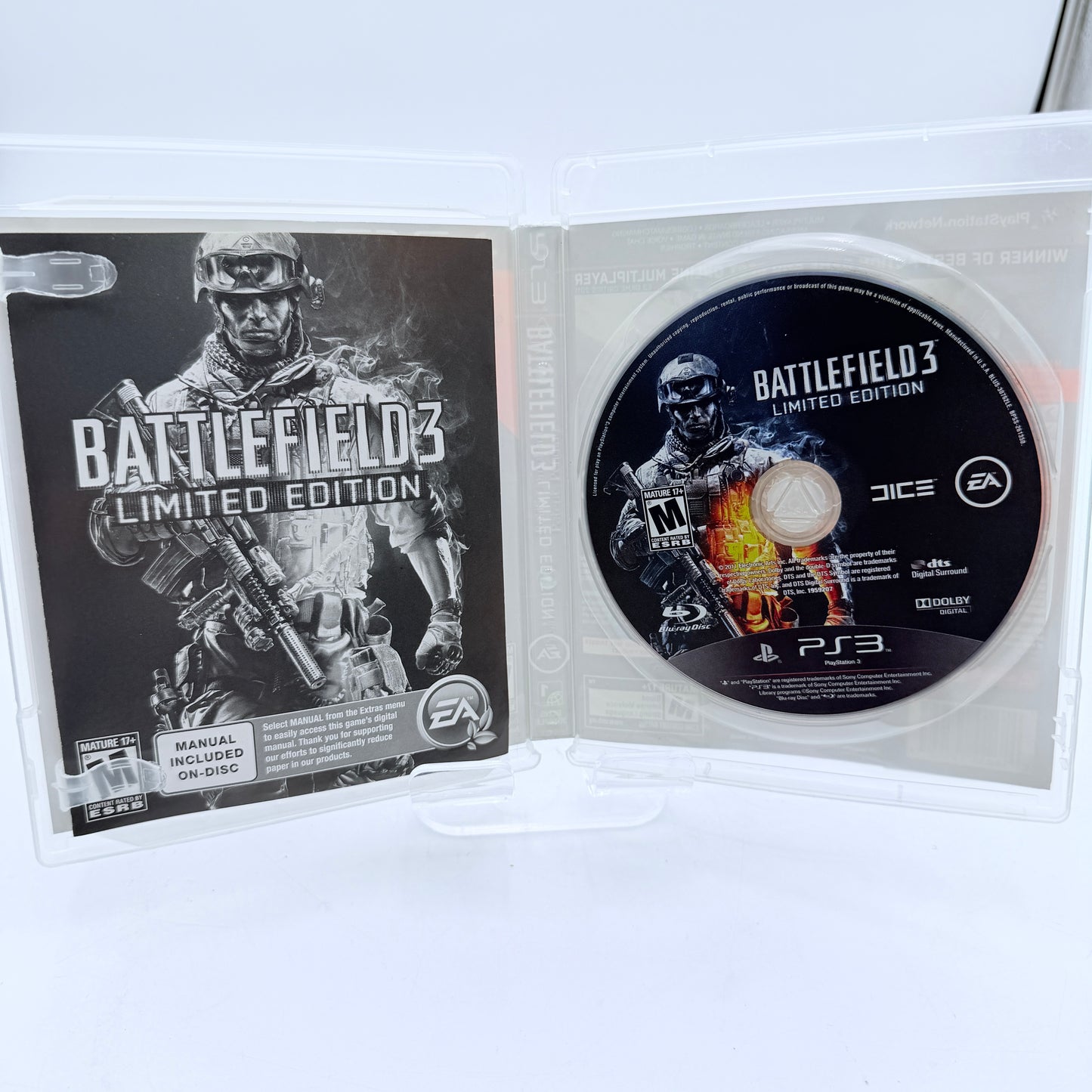 Playstation 3 Battlefield 3 Limited Edition - Used With Box - Black