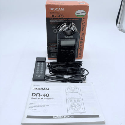 Tascam DR-40 Linear PCM Recorder