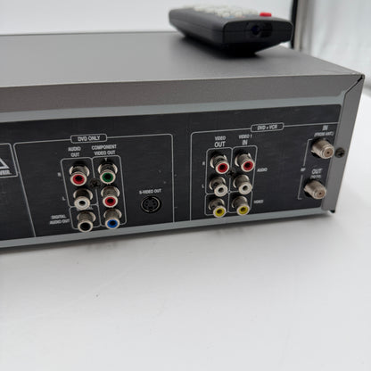 GO VIDEO DV1030 DVD Player Black Used - VCR Works but DVD Tray Malfunctions