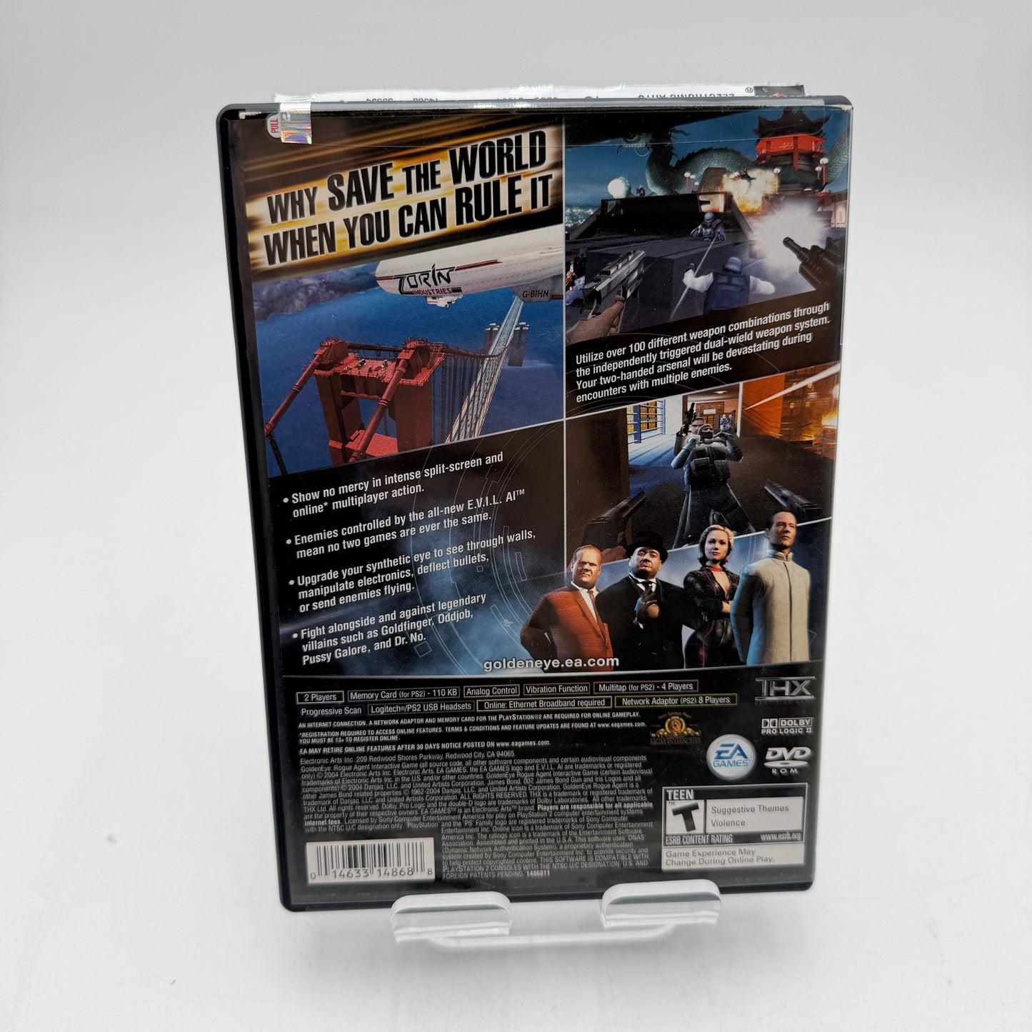 Playstation 2 GoldenEye Rogue Agent Video Game No Inserts or Manual