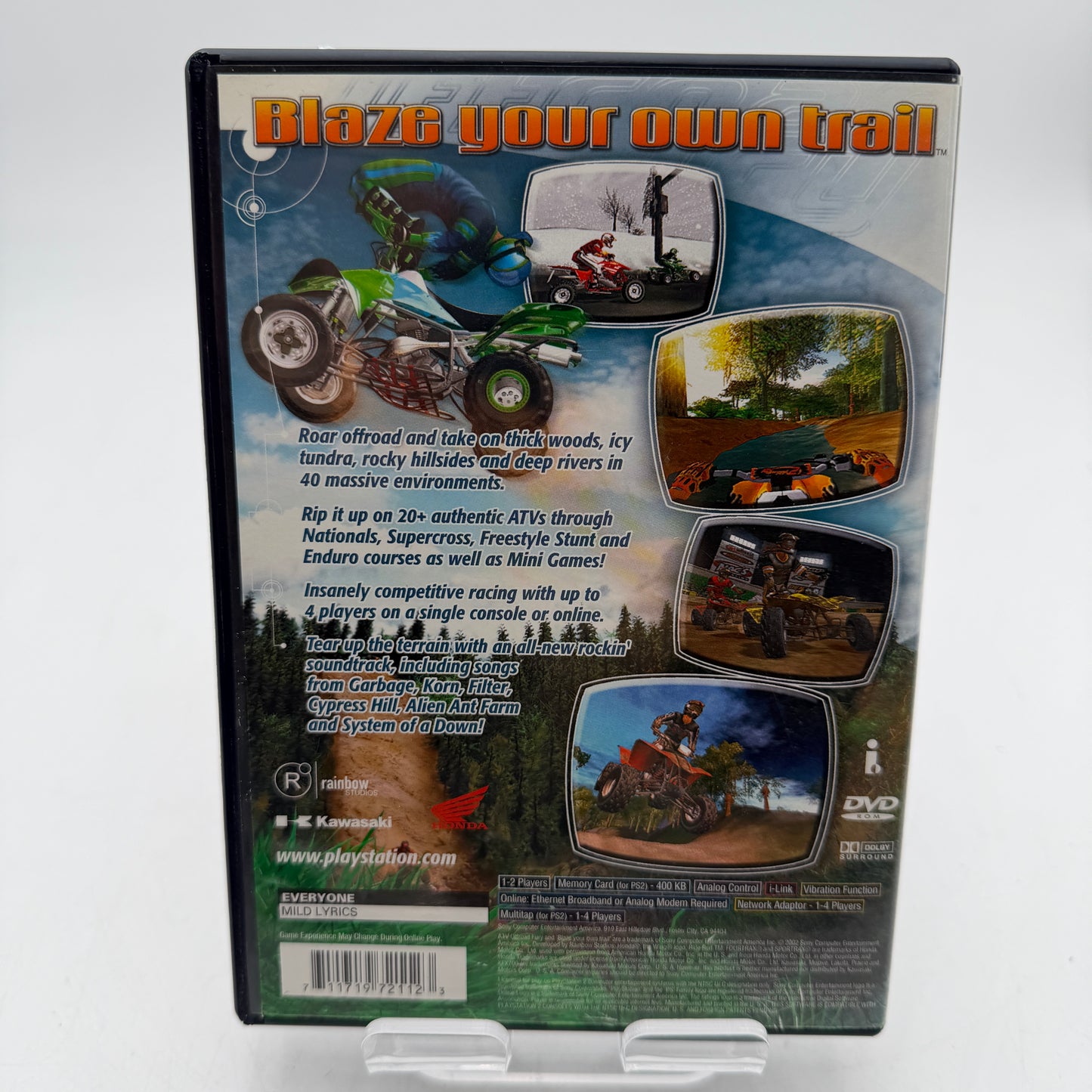 Playstation 2 ATV Offroad Fury 2 With Box No Manual or Inserts