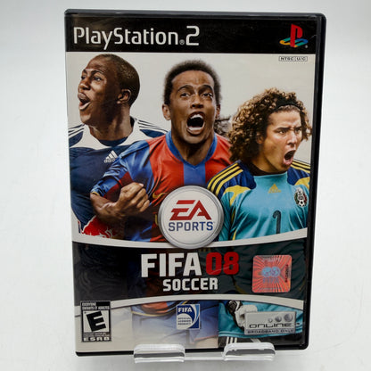 Playstation 2 FIFA 08 Video Game With Box No Manual or Inserts