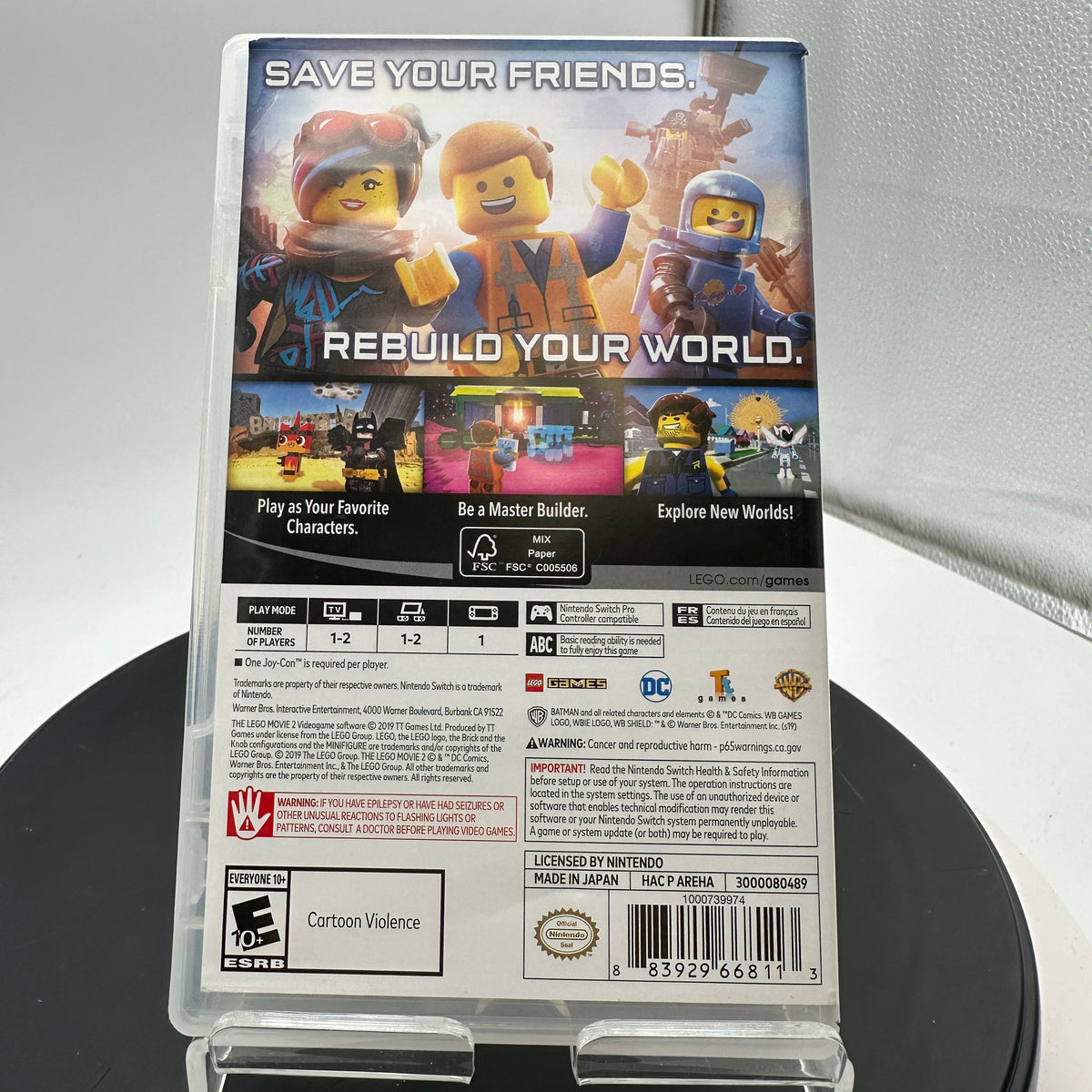 Nintendo Switch The LEGO Movie Video Game CIB