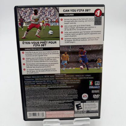 Playstation 2 FIFA 08 Video Game With Box No Manual or Inserts