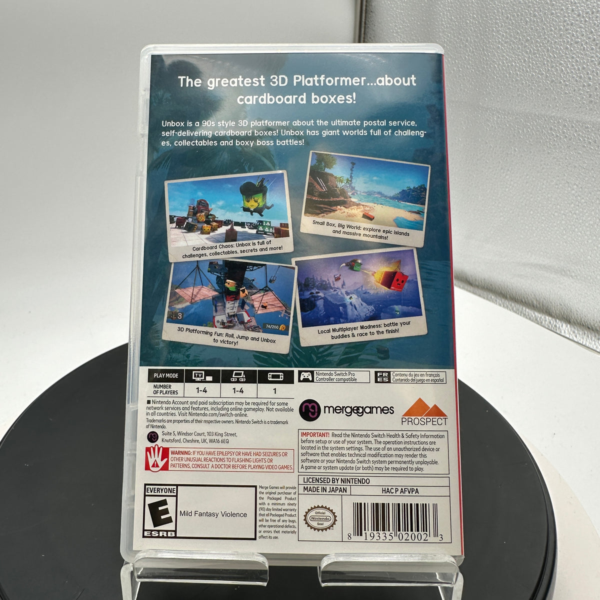 Nintendo Switch Unbox Newbie's Adventure Video Game CIB